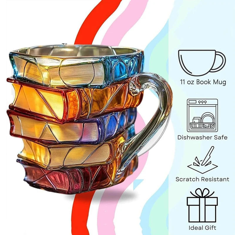 Tazza Libri dipinta