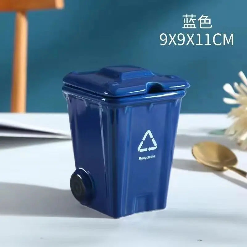 Pattumiera creativa tazza in ceramica