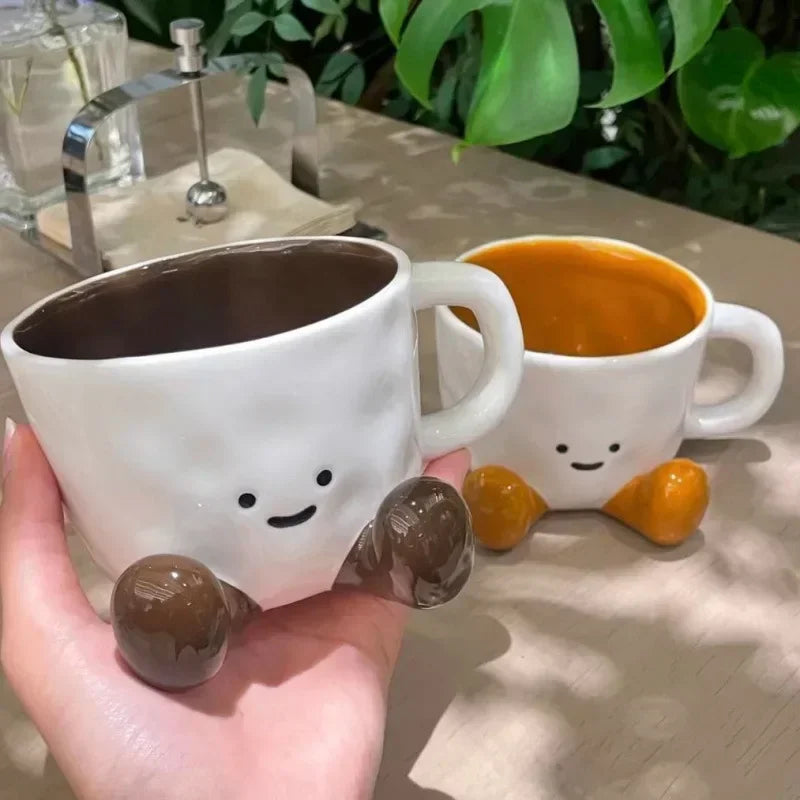Coppia di cartoni animati Tazza in ceramica