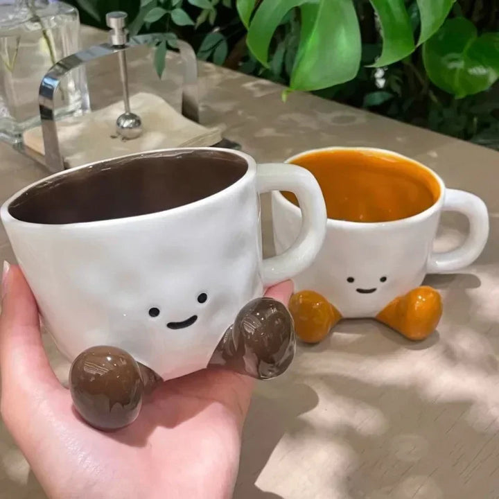 Coppia di cartoni animati Tazza in ceramica