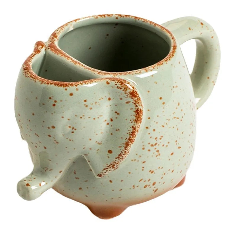 Tazza in ceramica per mucche con piedini antiscivolo