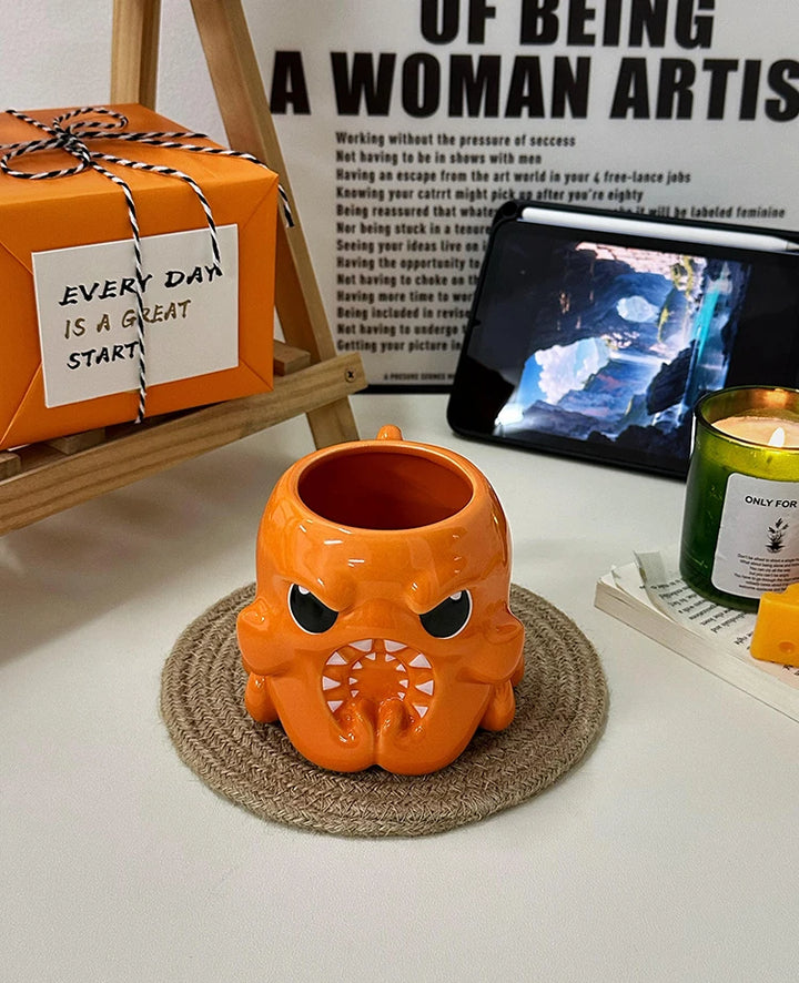 Angry Cthulhu tazza in ceramica