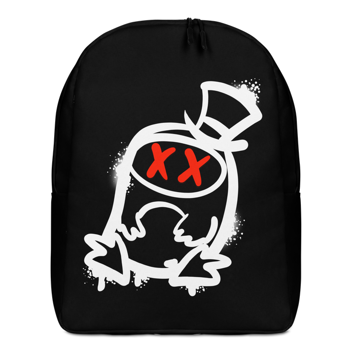 Zaino minimal GUFETTO 2 BIANCO OCCHI ROSSI - Gufetto Brand 