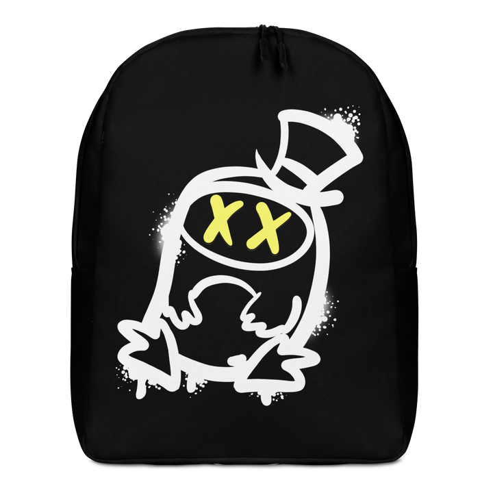 Zaino minimal GUFETTO 2 BIANCO OCCHI GIALLI - Gufetto Brand 