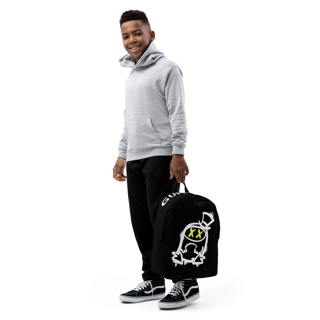 Zaino minimal GUFETTO 2 BIANCO OCCHI GIALLI - Gufetto Brand 