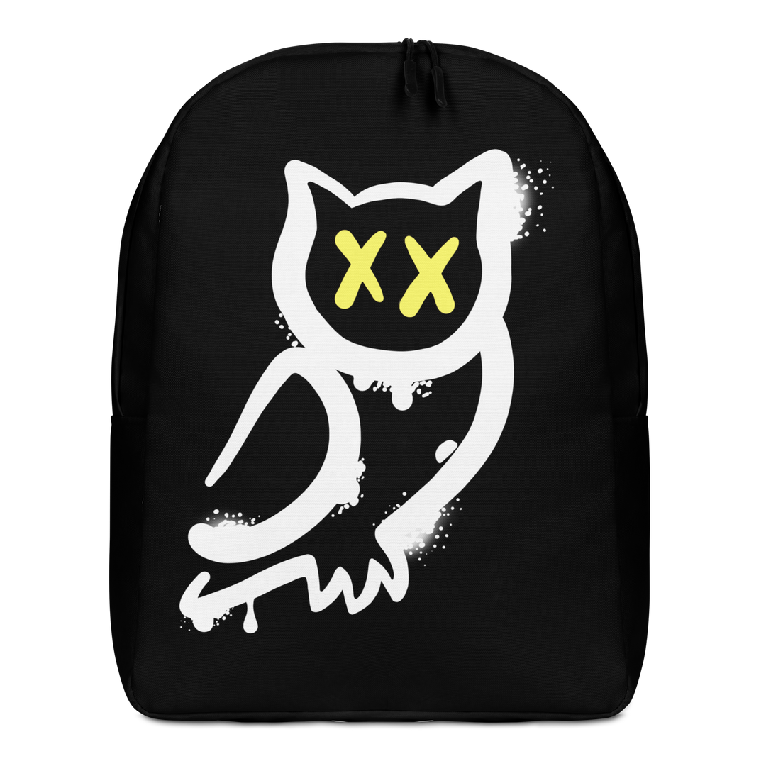 Zaino minimal GUFETTO BIANCO OCCHI GIALLI - Gufetto Brand 