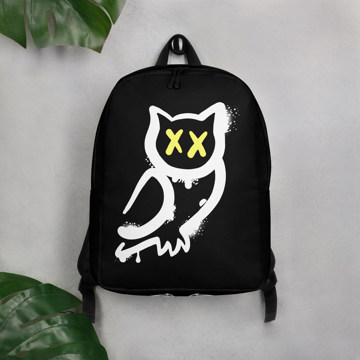 Zaino minimal GUFETTO BIANCO OCCHI GIALLI - Gufetto Brand 