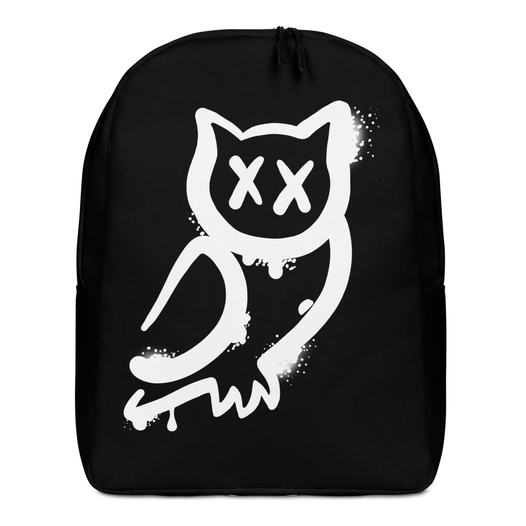 Zaino minimal GUFETTO BIANCO OCCHI BIANCHI - Gufetto Brand 