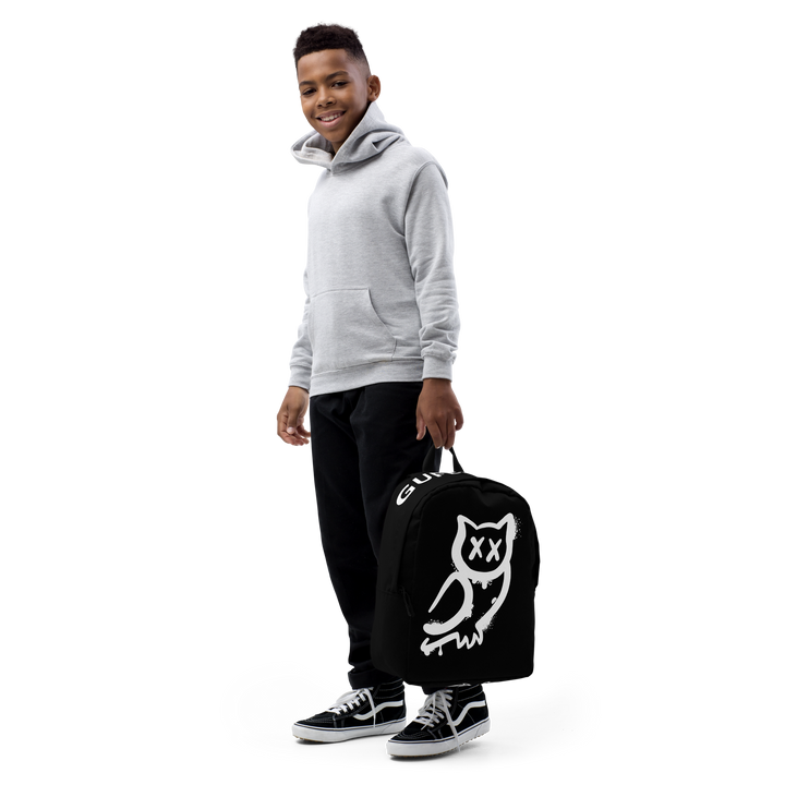 Zaino minimal GUFETTO BIANCO OCCHI BIANCHI - Gufetto Brand 