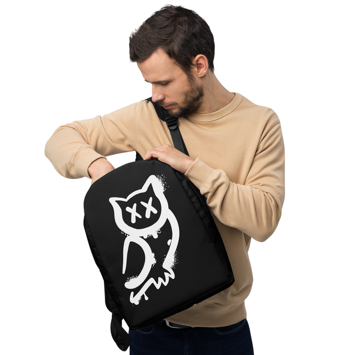 Zaino minimal GUFETTO BIANCO OCCHI BIANCHI - Gufetto Brand 