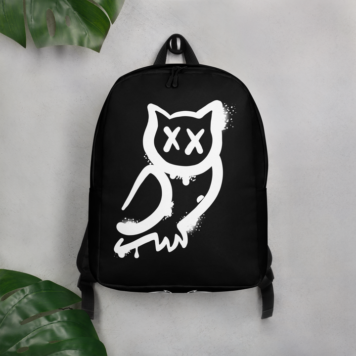 Zaino minimal GUFETTO BIANCO OCCHI BIANCHI - Gufetto Brand 