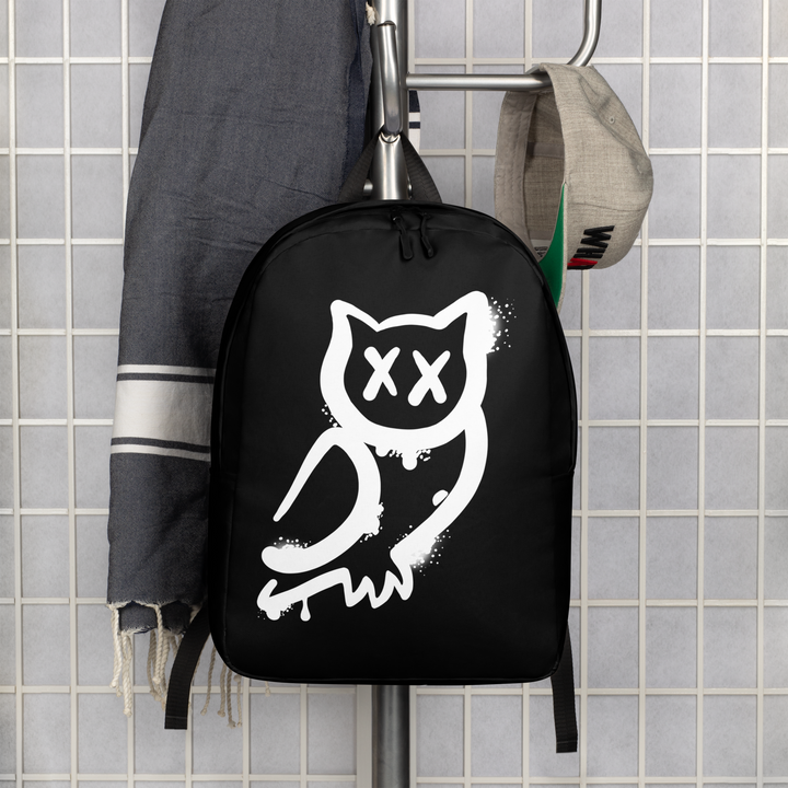 Zaino minimal GUFETTO BIANCO OCCHI BIANCHI - Gufetto Brand 