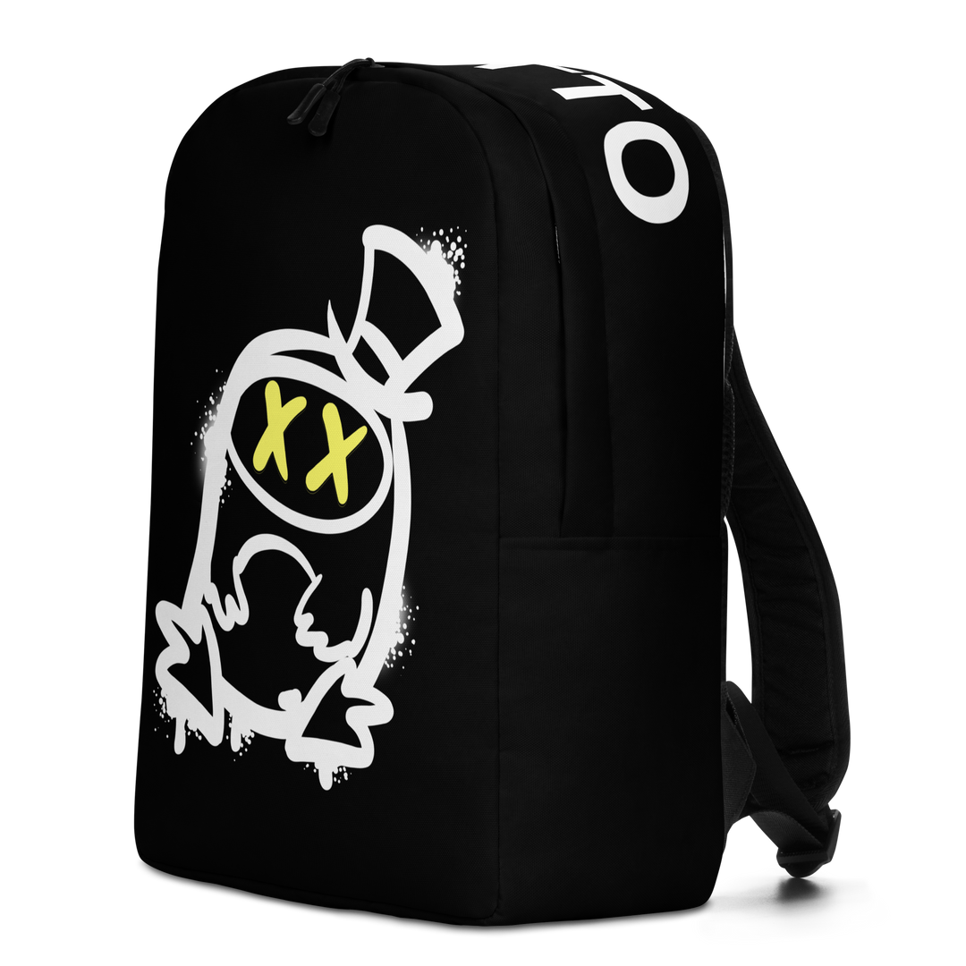 Zaino minimal GUFETTO 2 BIANCO OCCHI GIALLI - Gufetto Brand 