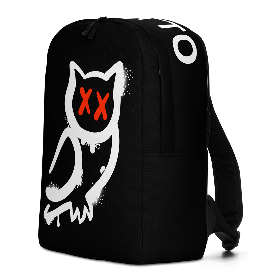 Zaino minimal GUFETTO BIANCO OCCHI ROSSI - Gufetto Brand 