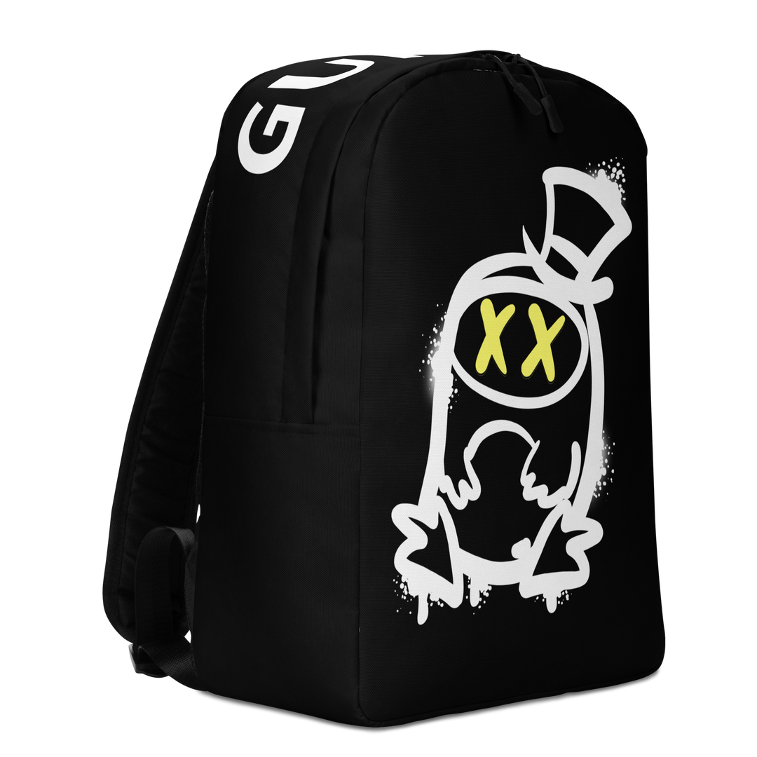 Zaino minimal GUFETTO 2 BIANCO OCCHI GIALLI - Gufetto Brand 