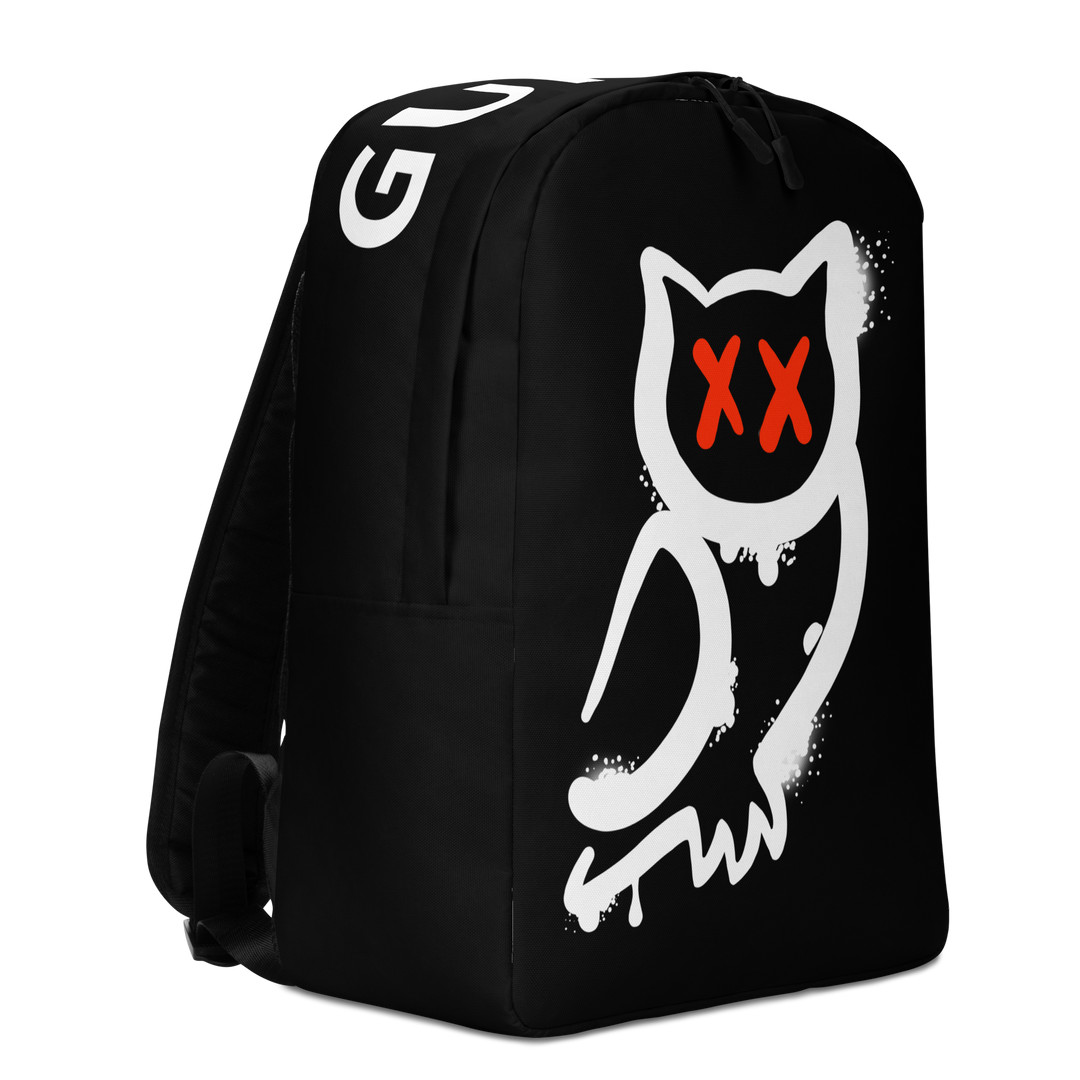 Zaino minimal GUFETTO BIANCO OCCHI ROSSI - Gufetto Brand 