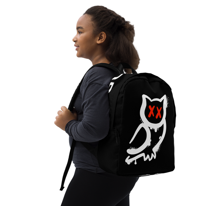 Zaino minimal GUFETTO BIANCO OCCHI ROSSI - Gufetto Brand 