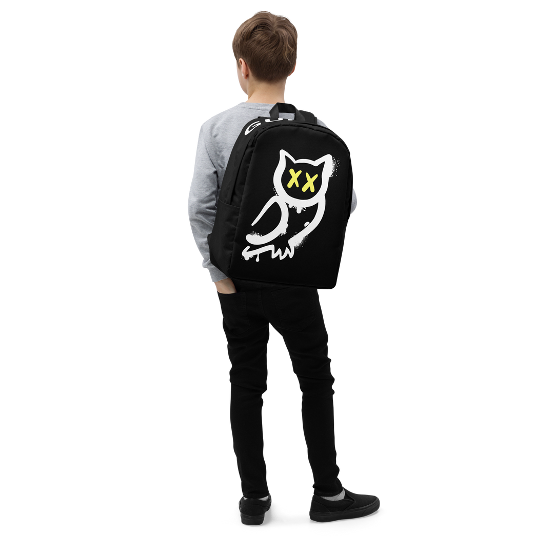 Zaino minimal GUFETTO BIANCO OCCHI GIALLI - Gufetto Brand 