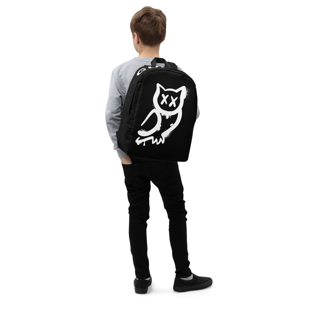 Zaino minimal GUFETTO BIANCO OCCHI BIANCHI - Gufetto Brand 