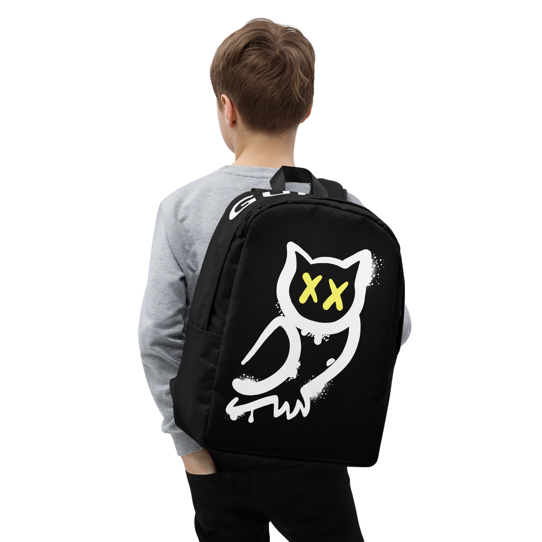 Zaino minimal GUFETTO BIANCO OCCHI GIALLI - Gufetto Brand 