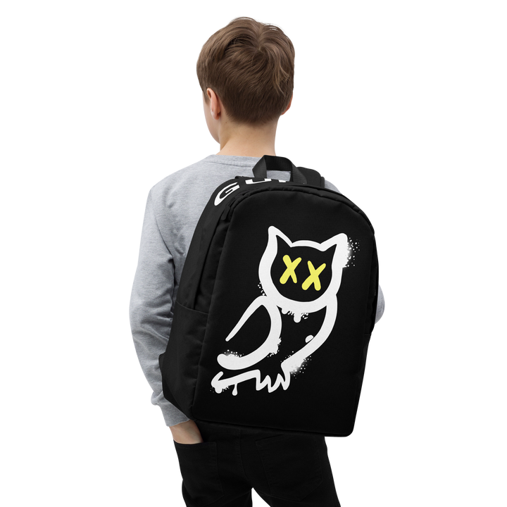 Zaino minimal GUFETTO BIANCO OCCHI GIALLI - Gufetto Brand 