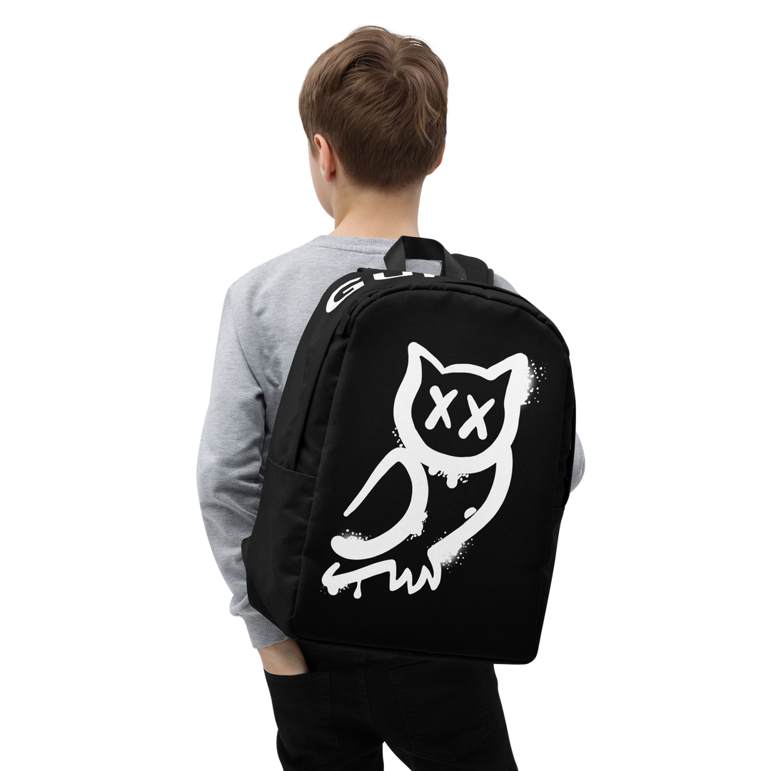 Zaino minimal GUFETTO BIANCO OCCHI BIANCHI - Gufetto Brand 