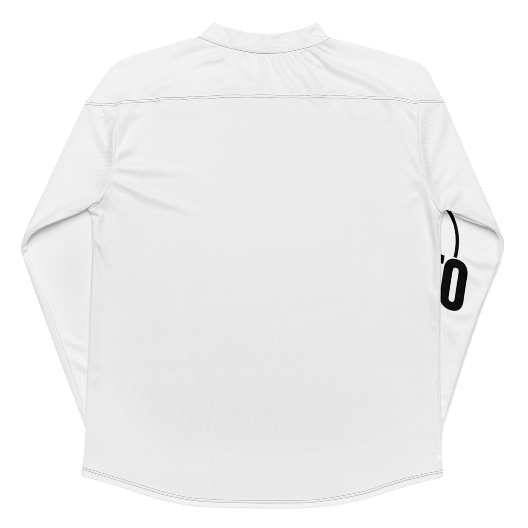 Maglia riciclata fan dell'hockey GUFETTO NERO OCCHI ROSSI - Gufetto Brand 