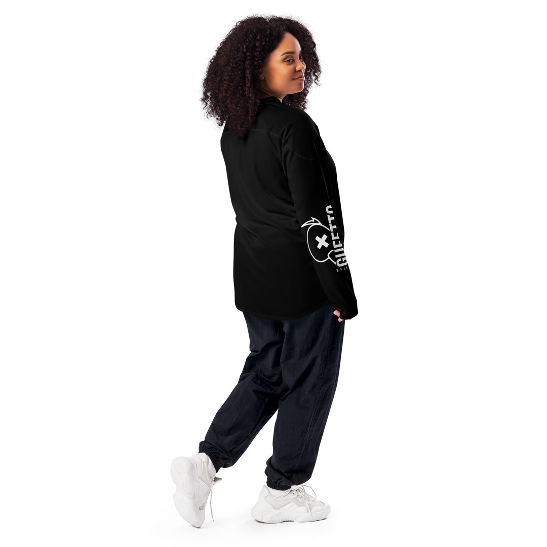 Maglia riciclata fan dell'hockey GUFETTO 1 BIANCO OCCHI BIANCHI - Gufetto Brand 