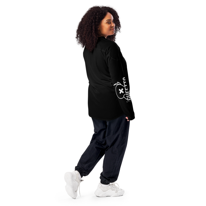 Maglia riciclata fan dell'hockey GUFETTO 1 BIANCO OCCHI BIANCHI - Gufetto Brand 