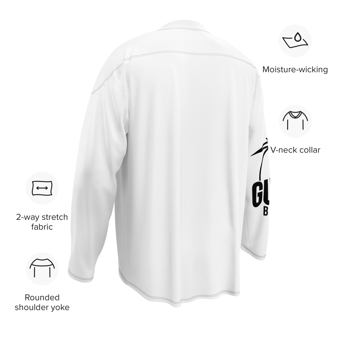 Maglia riciclata fan dell'hockey GUFETTO NERO OCCHI ROSSI - Gufetto Brand 