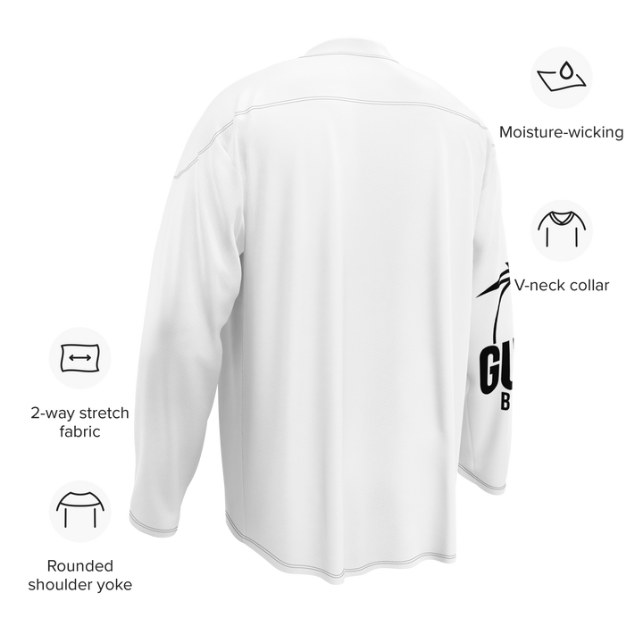 Maglia riciclata fan dell'hockey GUFETTO NERO OCCHI ROSSI - Gufetto Brand 