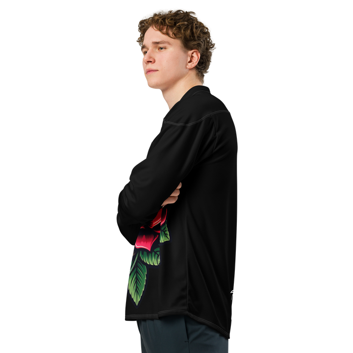 Recycled hockey fan jersey Skull Rose - Gufetto Brand 
