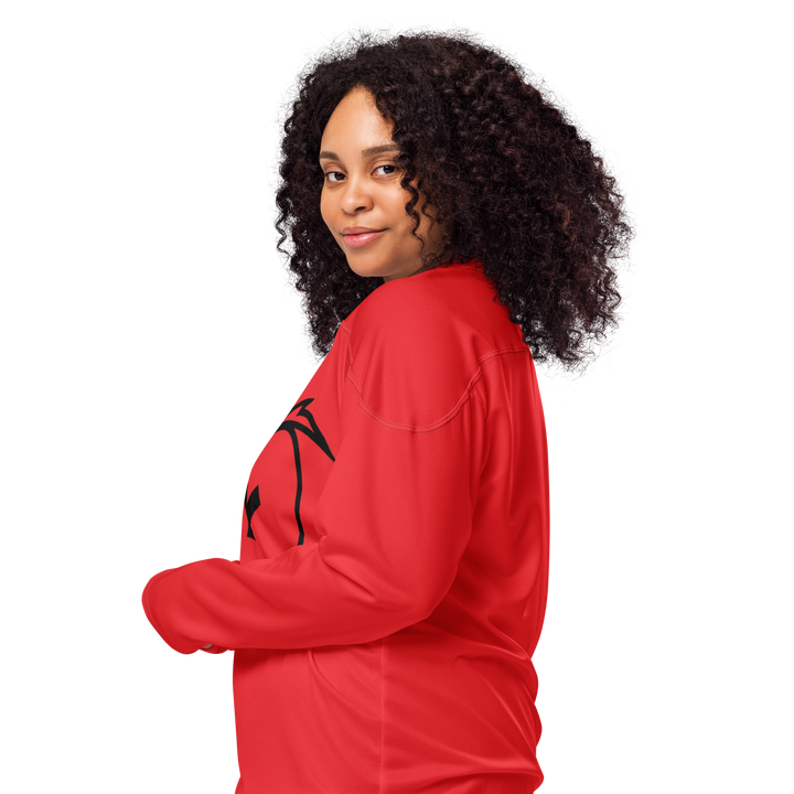 Recycled hockey fan jersey RED OCCHI NERI - Gufetto Brand 