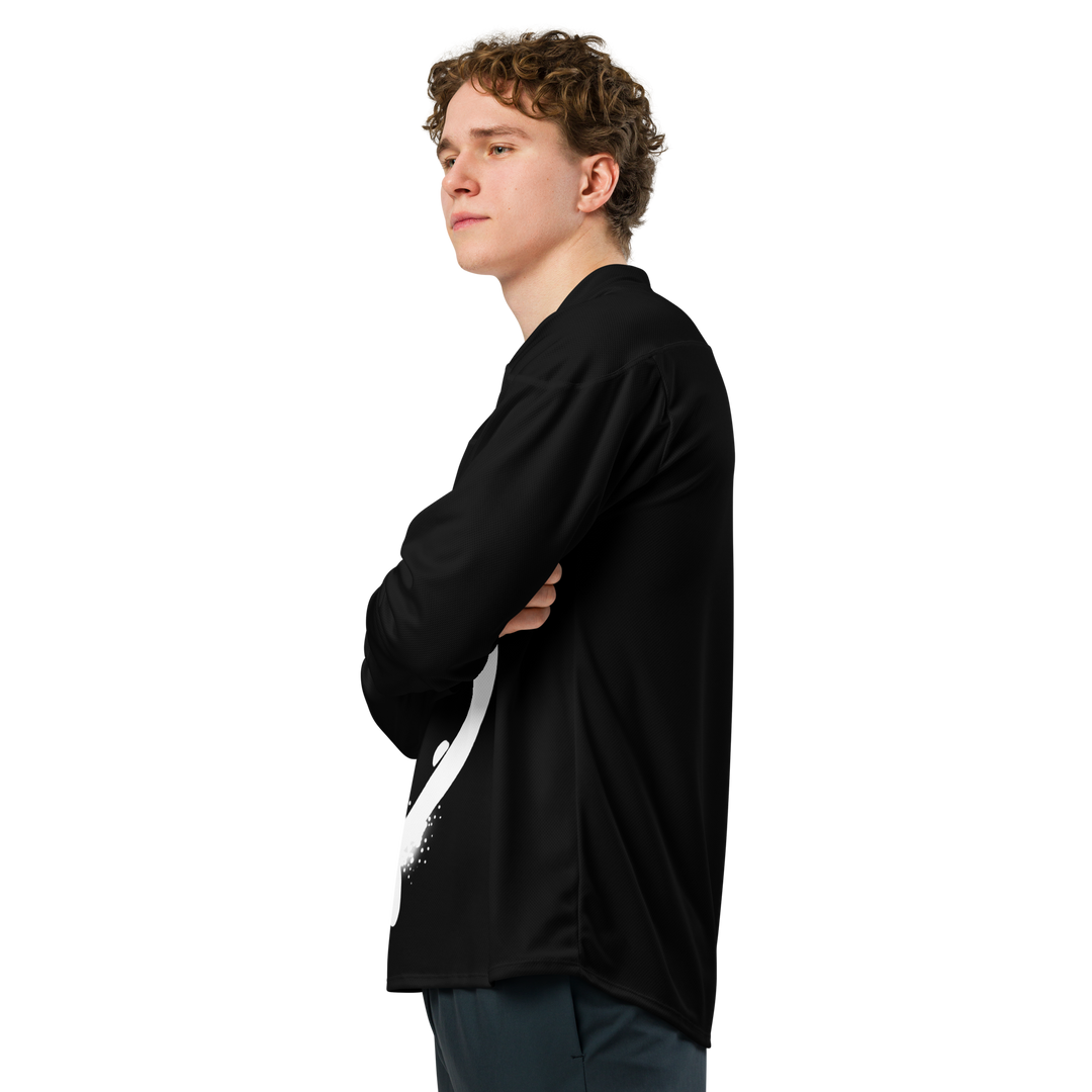 Maglia riciclata fan dell'hockey GUFETTO 1 BIANCO OCCHI ROSSI - Gufetto Brand 