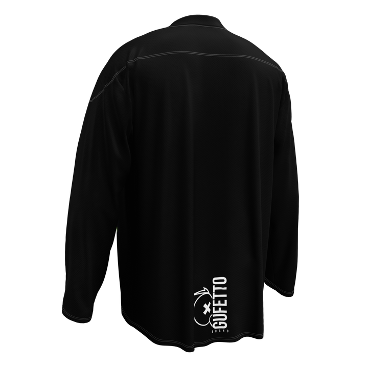 Recycled hockey fan jersey Skull Rose - Gufetto Brand 