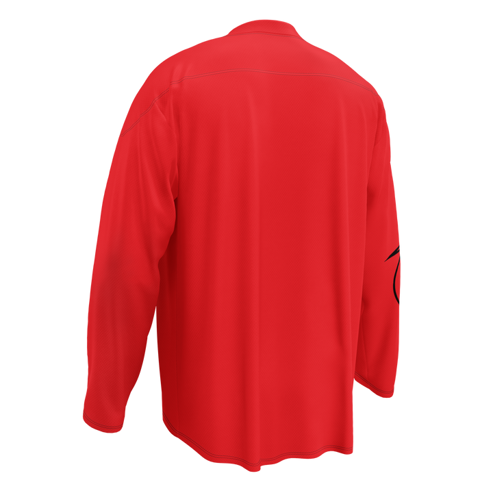 Recycled hockey fan jersey RED OCCHI NERI - Gufetto Brand 