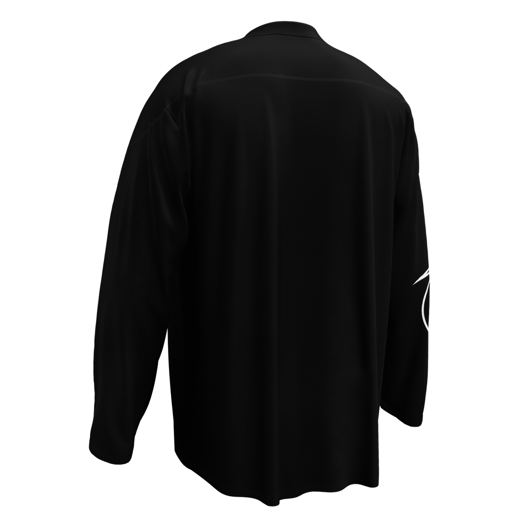 Maglia riciclata fan dell'hockey GUFETTO 2 BIANCO OCCHI BIANCHI - Gufetto Brand 