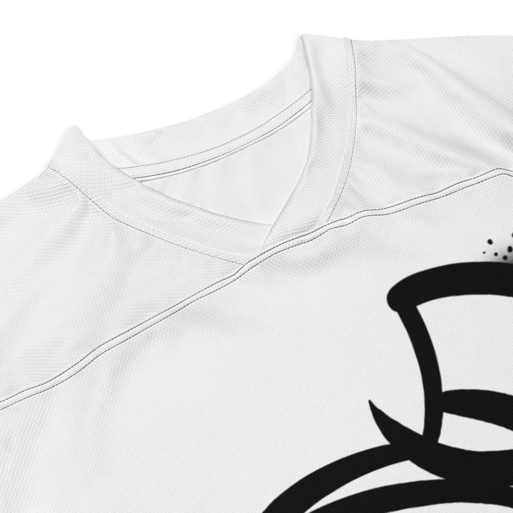 Maglia riciclata fan dell'hockey GUFETTO 2 NERO OCCHI GIALLI - Gufetto Brand 