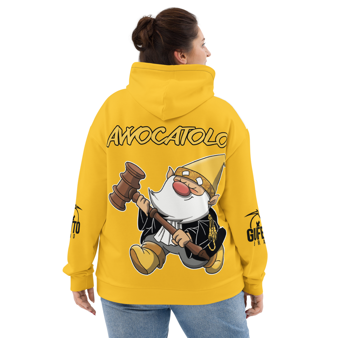 Felpa con cappuccio AVVOCATOLO - Gufetto Brand 