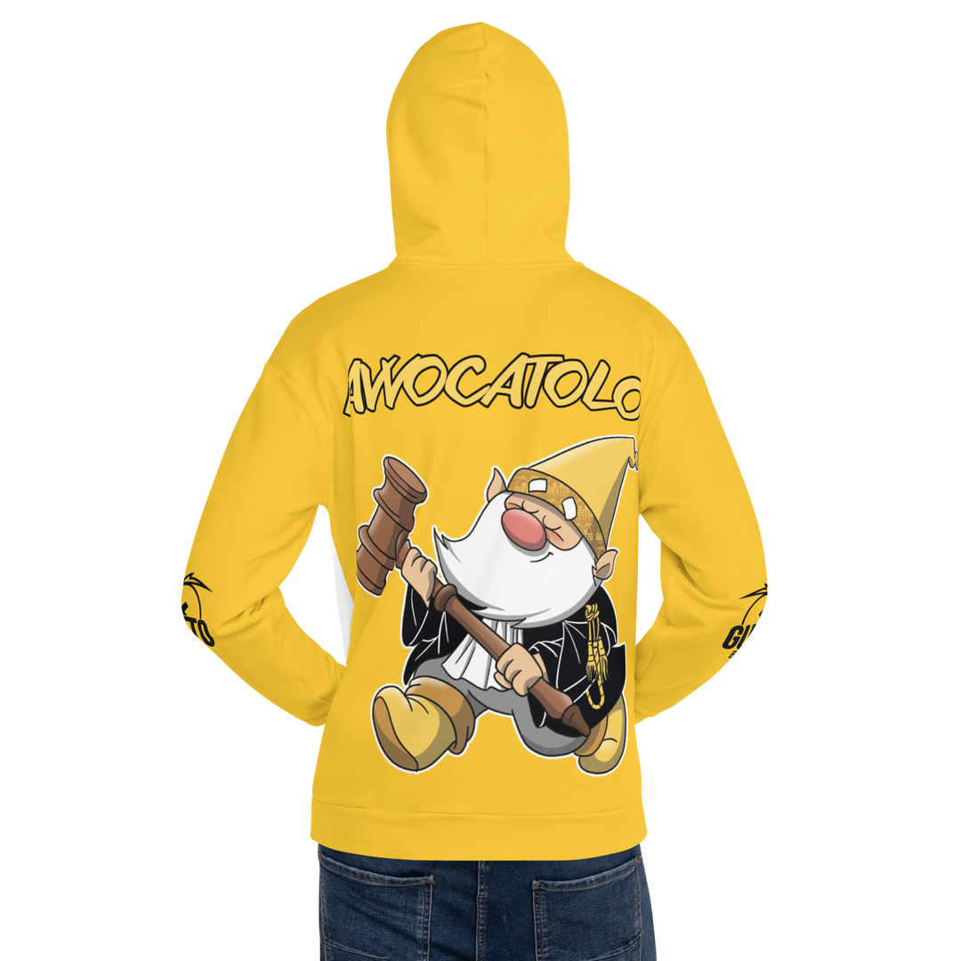 Felpa con cappuccio AVVOCATOLO - Gufetto Brand 