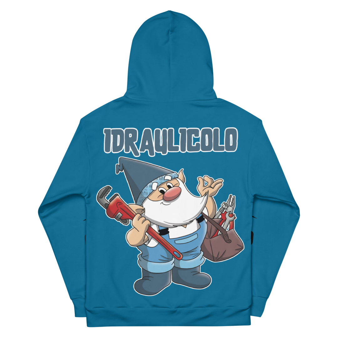 Felpa con cappuccio IDRAULICOLO - Gufetto Brand 