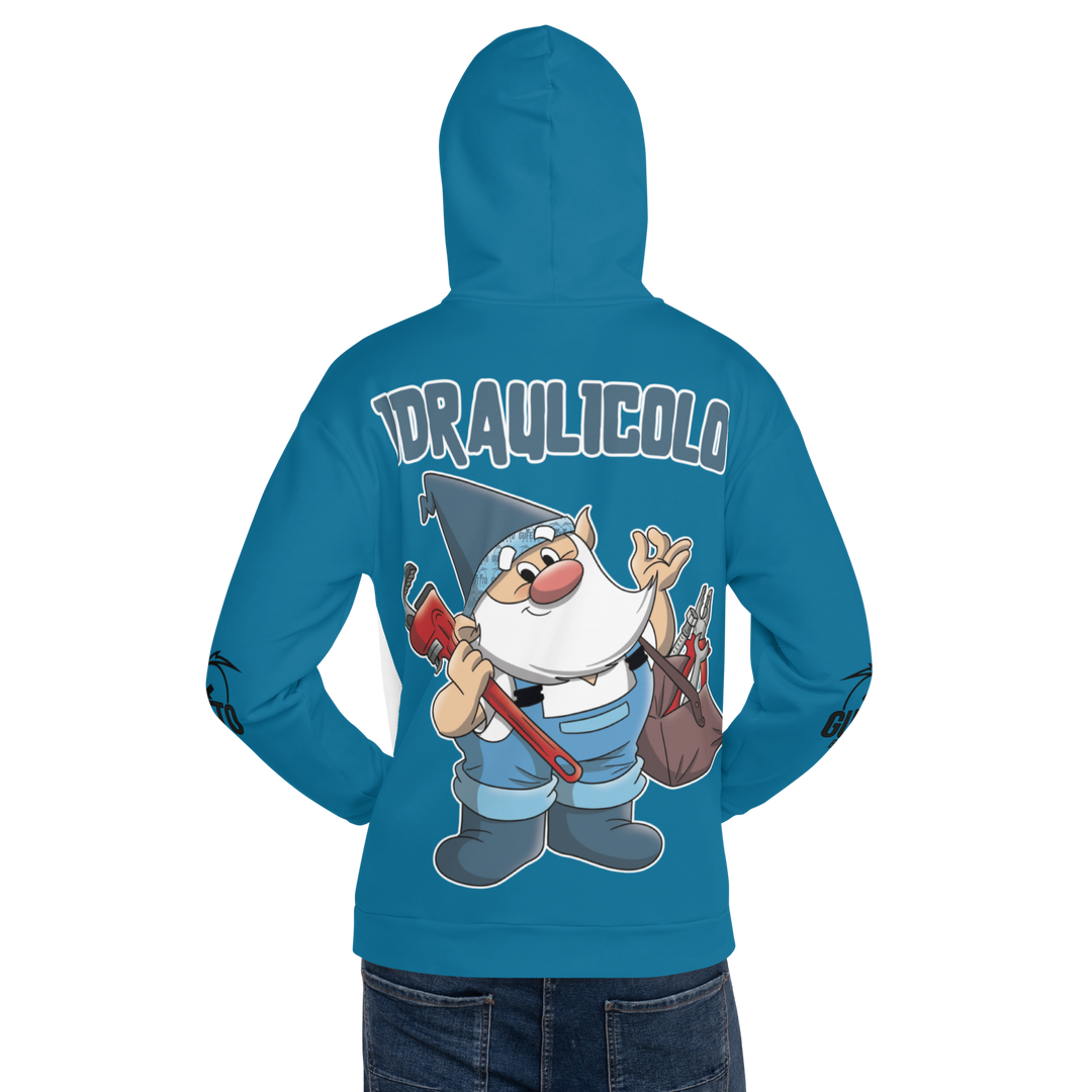 Felpa con cappuccio IDRAULICOLO - Gufetto Brand 