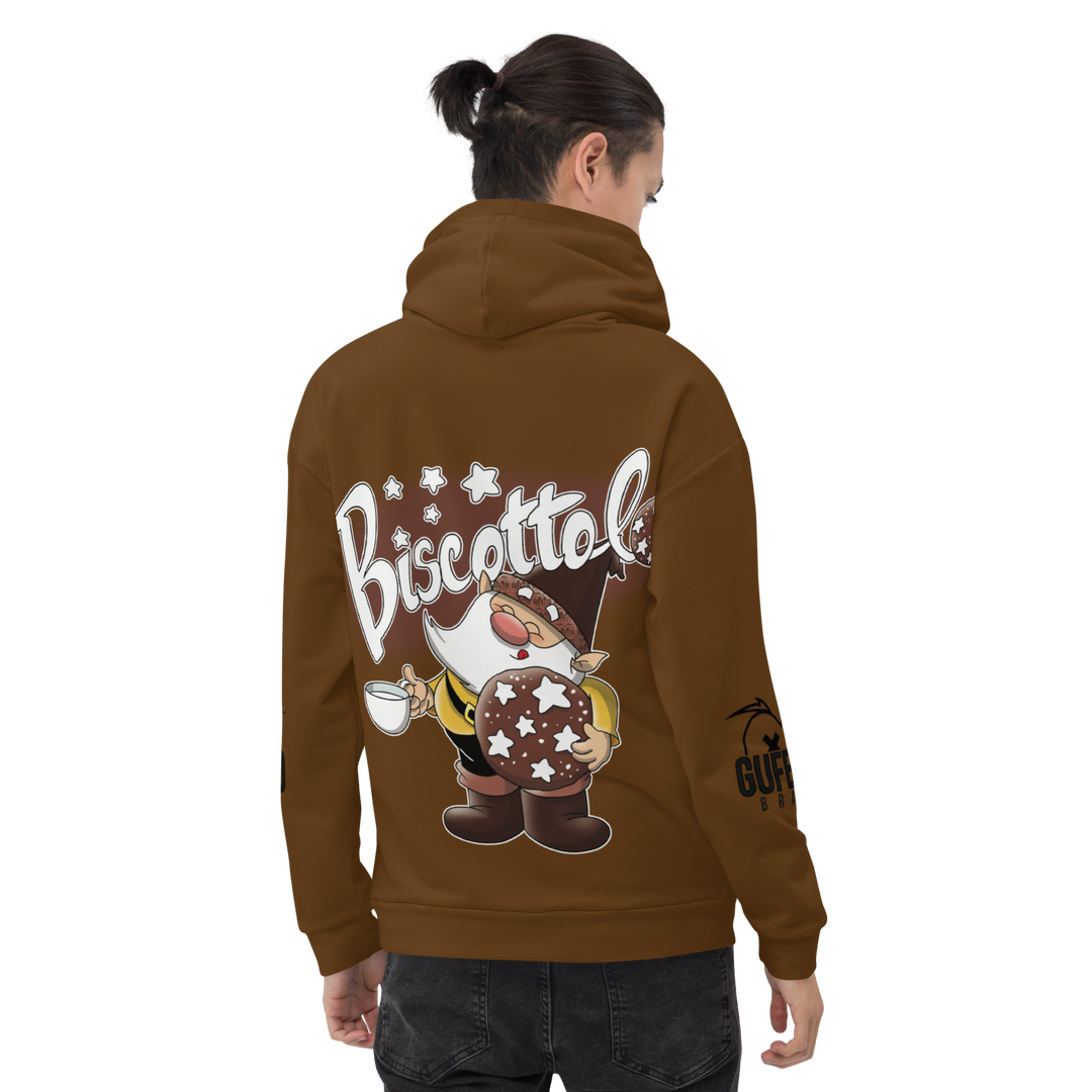 Felpa con cappuccio Uomo/Donna BISCOTTOLO - Gufetto Brand 