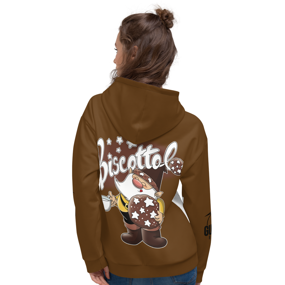 Felpa con cappuccio Uomo/Donna BISCOTTOLO - Gufetto Brand 