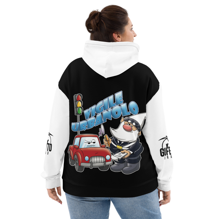 Felpa con cappuccio Uomo/Donna VIGILEURBANOLO - Gufetto Brand 