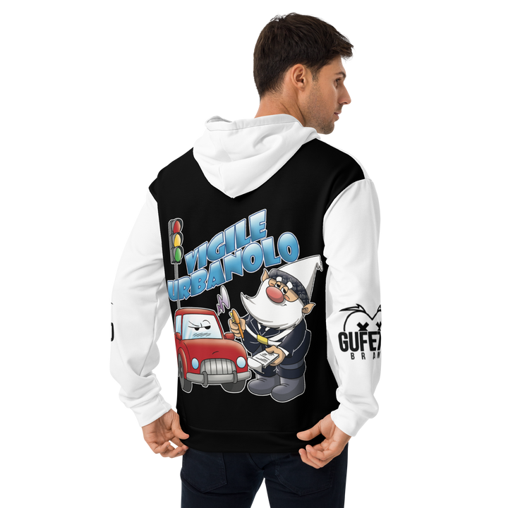 Felpa con cappuccio Uomo/Donna VIGILEURBANOLO - Gufetto Brand 