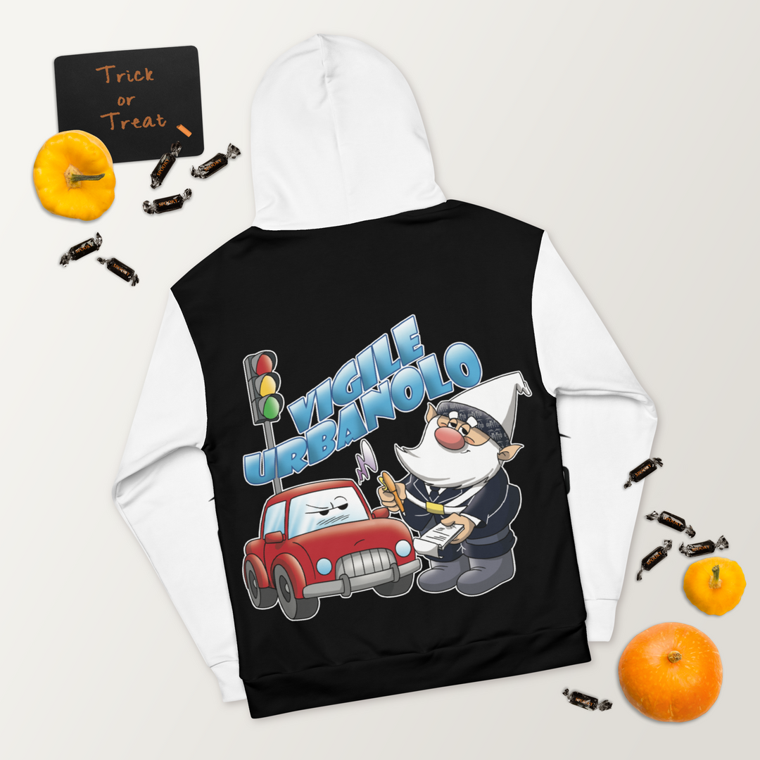 Felpa con cappuccio Uomo/Donna VIGILEURBANOLO - Gufetto Brand 