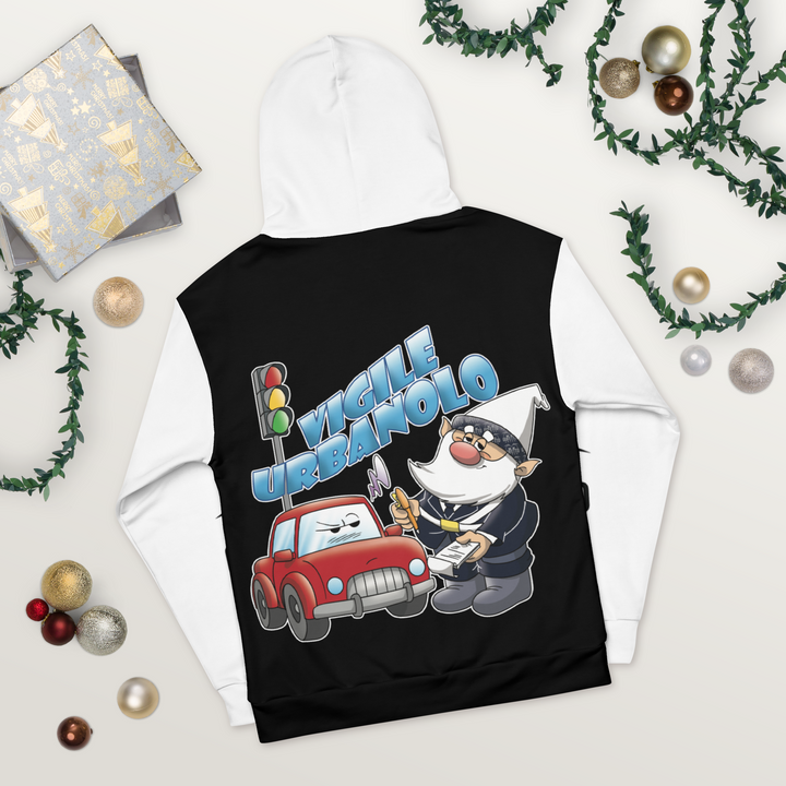 Felpa con cappuccio Uomo/Donna VIGILEURBANOLO - Gufetto Brand 