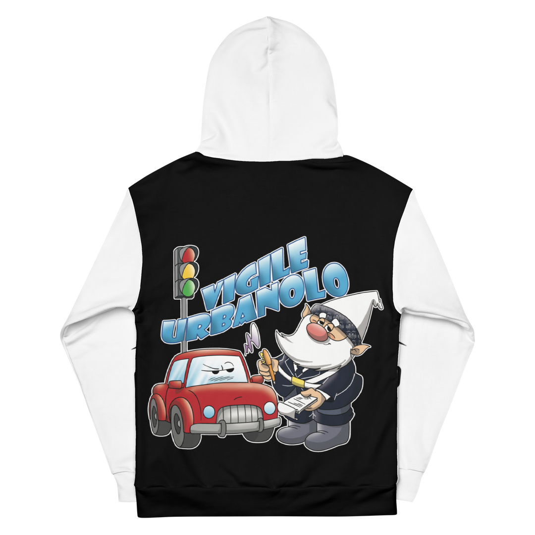 Felpa con cappuccio Uomo/Donna VIGILEURBANOLO - Gufetto Brand 