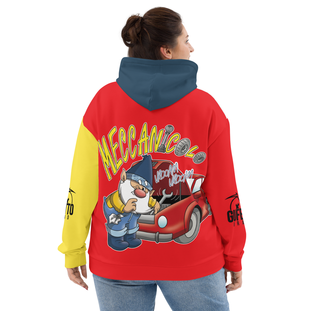 Felpa con cappuccio Uomo/Donna MECCANICOLO - Gufetto Brand 